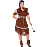 Déguisements d'indien Atosa marron Pocahontas Taille XL pour femme 