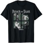 Attack on Titan Season 4 Carrés de Caractère T-Shirt