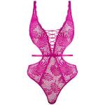 Body strings Aubade rose fushia en coton made in France Taille S look sexy pour femme 