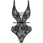 Strings invisibles Aubade noirs en coton made in France Taille S look sexy pour femme 