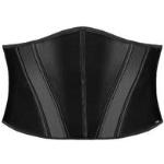 Corsets Aubade noirs en satin made in France Taille M look Rock pour femme 
