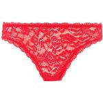 Slips italiens Aubade rouges en coton Taille XS pour femme 