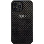 Audi Étui rigide en fibre de carbone pour iPhone 14 Pro 6.1" czarny/black AU-TPUPCIP14P-R8/D2-BK (iPhone 14 Pro), Coque pour téléphone portable, Noir