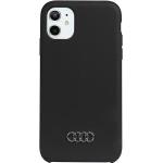 Audi Etui silicone iPhone 11 / Xr 6.1" czarny/black hardcase AU-LSRIP11-Q3/D1-BK (iPhone 11), Coque pour téléphone portable, Noir