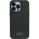 Audi Etui silicone iPhone 13 Pro / 13 6.1" czarny/black hardcase AU-LSRIP13P-Q3/D1-BK (iPhone 13 Pro), Coque pour téléphone portable, Noir