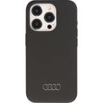 Audi Étui silicone iPhone 15 Pro 6.1" czarny/black hardcase AU-LSRIP15P-Q3/D1-BK (iPhone 15 Pro), Coque pour téléphone portable, Noir