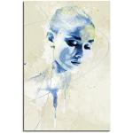 Tableaux sur toile Paul Sinus Art bleus Audrey Hepburn 