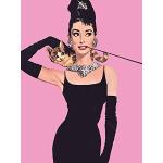 Tableaux sur toile Pyramid International roses Audrey Hepburn 