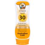 Crèmes solaires Australian Gold indice 30 au thé vert texture lait 