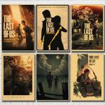 Autocollants Muraux du Jeu The Last of Us, Affiche de Dessin en Kraft, Decoration d'Ameublement de la Maison