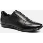 Chaussures Geox Symbol noires en cuir Pointure 39 pour homme 