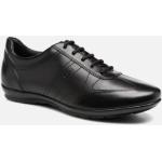 Chaussures Geox Symbol noires en cuir Pointure 40 pour homme 
