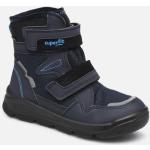 Chaussures de sport Superfit bleues en cuir synthétique en gore tex Pointure 28 pour enfant en promo 