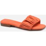 Sabots Santoni orange en cuir en cuir Pointure 40 pour femme 