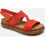 Sandales Art rouges en cuir en cuir Pointure 36 pour femme en promo 