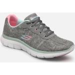 Chaussures de sport Skechers Flex Appeal 4.0 grises Pointure 36 pour femme en promo 