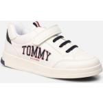 Baskets velcro Tommy Hilfiger blanches Pointure 30 pour enfant en promo 