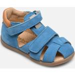 Sandales Babybotte bleues en cuir Pointure 19 pour enfant 