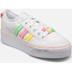 Baskets adidas Originals blanches en toile en toile Pointure 36,5 pour enfant en promo 
