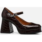 Chaussures Sarenza marron en cuir verni en cuir Pointure 40 pour femme en promo 