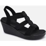 Sandales nu-pieds Skechers noires Pointure 39 pour femme en promo 