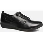 Chaussures Josef Seibel noires en cuir en cuir à lacets Pointure 37 pour femme 