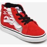 Chaussures Vans Sk8-Hi rouges en cuir Pointure 22 pour enfant 
