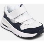 Chaussures Nike Air Max SYSTM blanches en cuir Pointure 17 pour enfant en promo 