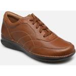 Chaussures Clarks marron en cuir à lacets Pointure 39,5 pour femme en promo 