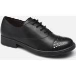 Chaussures casual Geox noires en cuir synthétique à lacets Pointure 32 look casual pour enfant 