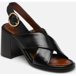 Sandales See by Chloé noires en cuir en cuir Pointure 38 pour femme 