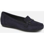 Chaussures casual Geox Annytah bleues en cuir Pointure 37 look casual pour femme 
