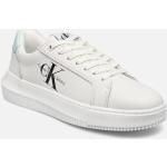 Chaussures de créateur Calvin Klein blanches en cuir en cuir Pointure 39 pour femme 