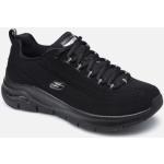 Chaussures de sport Skechers Arch Fit noires en cuir synthétique Pointure 40 pour femme 