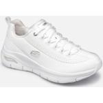 Chaussures de sport Skechers Arch Fit blanches en cuir synthétique Pointure 35 pour femme 
