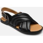 Sandales Geox noires en cuir en cuir Pointure 39 pour femme 