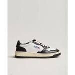 Autry Medalist Low Bicolor Leather Sneaker White/Black