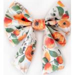 Nœuds papillon d'automne orange à motif papillons Taille XL 