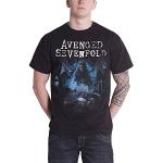 Avenged Sevenfold Recurring Nightmare Band Logo Homme Nouveau Noir T Shirt Size XL
