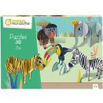 Puzzles 3D Avenue Mandarine à motif animaux de zoo de 9 à 12 ans en promo 