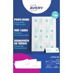 Avery - L4796-20 - Chevalets imprimables - 210 x 60 mm - Pack de 20