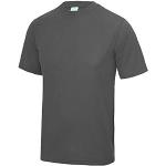 T-shirts de sport Awdis gris à manches courtes Taille XXL look fashion pour homme 