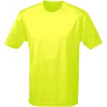 T-shirts de sport Awdis jaunes à manches courtes Taille XL look fashion pour homme 
