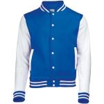 Awdis Varsity Jacket royale Bleu/ blanc L