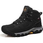 Chaussures de randonnée noires en cuir synthétique Pointure 44 look fashion pour homme 