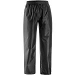 Pantalons de randonnée noirs enduits imperméables respirants Taille 3 XL look fashion pour homme 