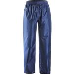Pantalons de randonnée bleu marine enduits imperméables respirants Taille L look fashion pour homme 