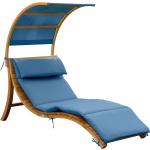 Chaise longue de jardin en bois, Transat, Chaise longue relax de plage,  chaise longue avec accoudoirs. Türkis