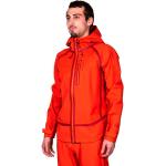 Vestes imperméables orange en hardshell imperméables respirantes Taille XL look fashion pour homme en promo 