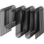 Porte-revues design AYTM noirs laqués en métal 